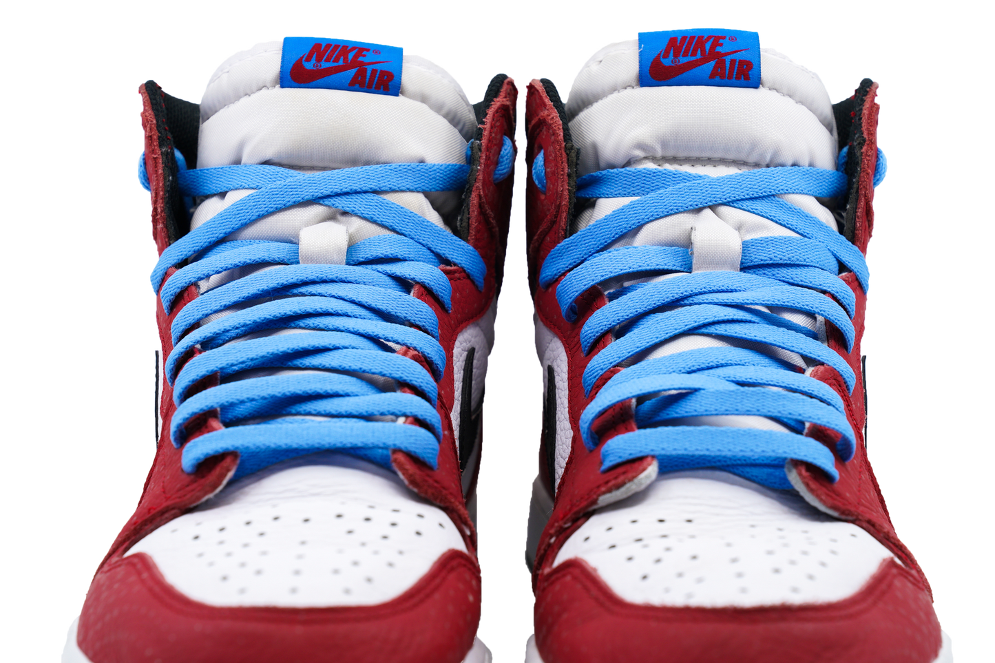 Red and 2025 blue laces